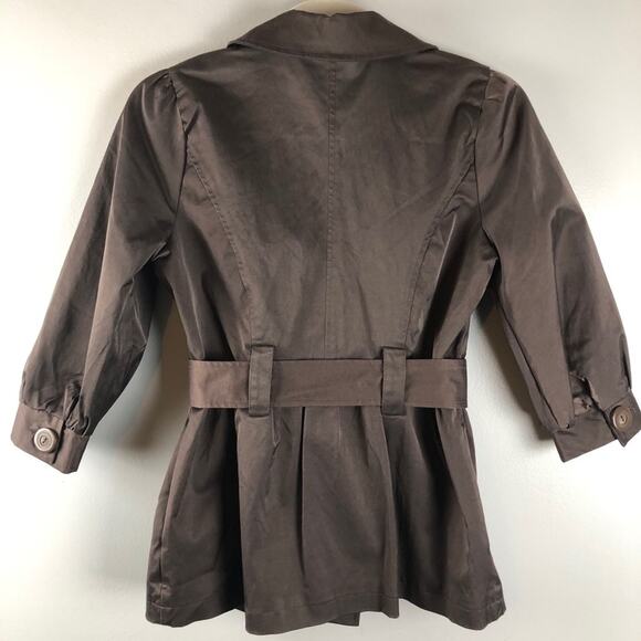 Last Kiss  brown fall coat size Medium - Picture 2 of 4